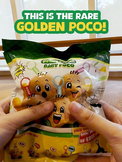 Are you the next owner of the Golden Poco? 🤔 Head to any Potato Corner branch and see which Baby Poco you’ll pull!​