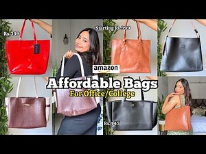Amazon Trendy Bags Haul starting Rs. 350 | Tote Bag, Office / College Bags, Shoulder bags #totebag