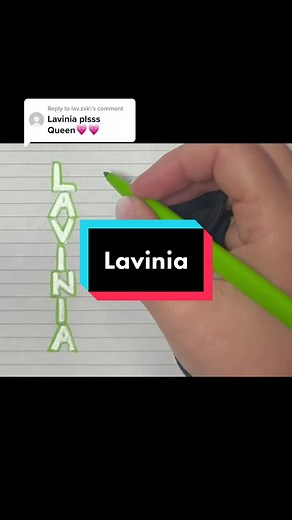Discovering the Meaning and History of the Name Lavinia | Handwriting Analysis