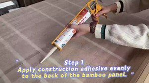 Art3d 48 x 96 Inch Natural Bamboo Wall Panel for Interior Wall Decor, Flexible Pole Wrap Wainscoting Wall Cladding Paneling for Living Room, Bedroom, Office, Kitchen Island, Light-carbonized