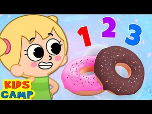 Numbers for Kids with Ice Creams and Donuts | Fun Educational Videos | KidsCamp