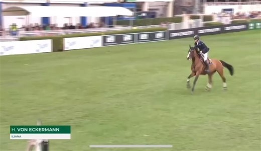 Henrik von Eckermann on Instagram: "Iliana jumping a great double clear in the Nations Cup @dublinhorseshow."