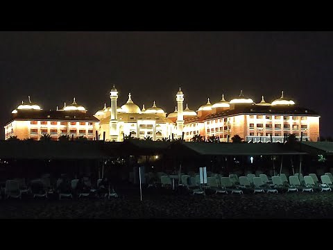 Royal Taj Mahal Hotel - All inclusive 5 star 🌟🌟🌟🌟🌟 🏨 - Turkey 🇹🇷 Antalya Side - Explore Walk Tour