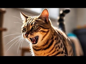 Aggressive Cat Sounds | Angry Cat Sound Effect | Cats Meowing To Attract Other Cats