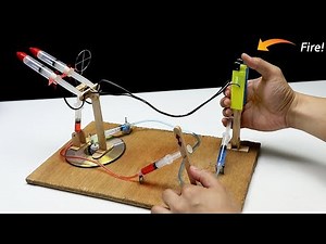 How to make High Powered M Launcher from Syringe - Hydraulic toy
