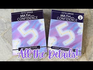 5th Grade Math With Confidence | Detailed Look Inside! | Homeschool Math Curriculum
