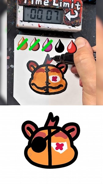 Drawing Giblet in 30Sec(Poppy Playtime - One Small Guy Remake)