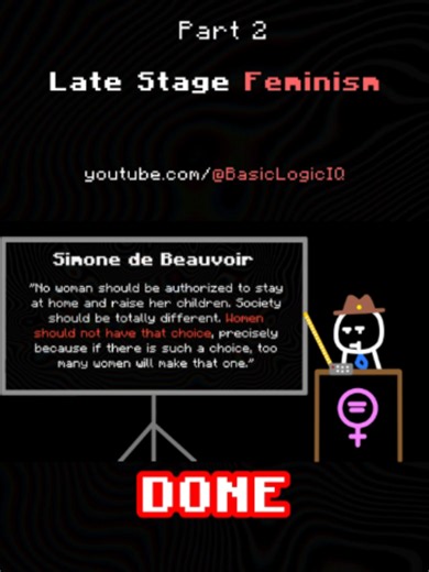 How Feminism Justified Killing Children | Part 2 #basiclogic #politics #fyp #viral #animated