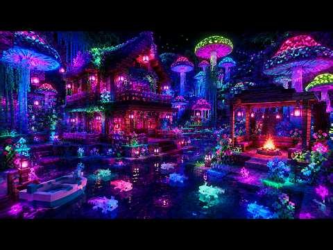 Trip in 3 Secs (4K VISUALS) Astrix Deep Jungle Psytrance & Mushroom Hallucinations in Neon Forest