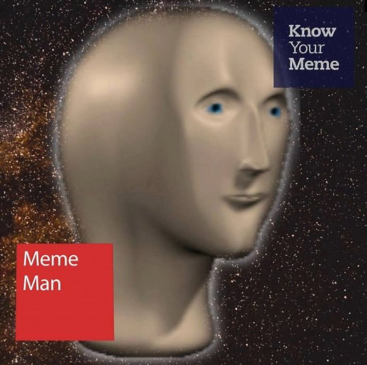 7.8K views · 164 reactions | From "Layers of Irony" to "Enslaved Moisture" to "Stonks," Meme Man has become an iconic figure in internet culture. For more information: https://knowyourmeme.com/memes/meme-man/ | Know Your Meme | Facebook