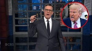 Stephen Colbert Curses Out Donald Trump After He Celebrates 'Late Show' Cancellation