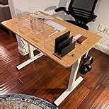 FLEXISPOT 63x28 Inch Large Dual Motor Electric Standing Desk, Black - Computer Desk with Memory Controller, Home Office Desk with Splice Board