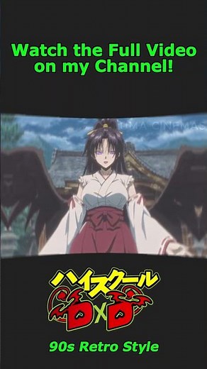 High School DxD 90s Retro Anime