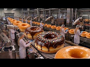 Inside the Luxury American Donut Factory Full Process Tour