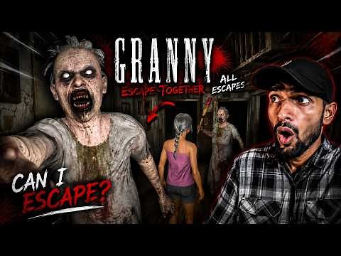 The Hardest Granny Escape Together Challenge Ever! 💀 #granny