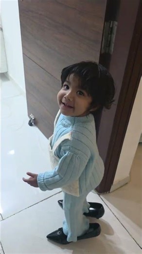 19 months baby in mama's heels
