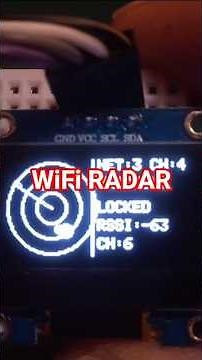 How to Build an ESP32 WiFi Radar on OLED