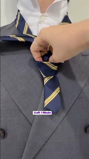 A beginner's guide on how to tie a necktie #diy #bracelet #craft