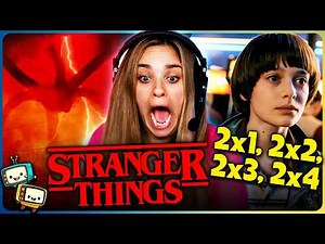 STRANGER THINGS 2x1, 2x2, 2x3, & 2x4 Reaction | First Time Watch | Millie Bobby Brown, Finn Wolfhard