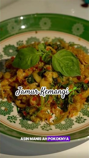 Resep Jamur Kemangi yang super lezat!! 🤤 #cooking #jamur #shorts #resepsimple #resepmurah