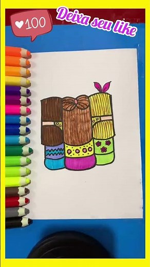 Como desenhar melhores amigas