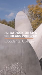 The Barack Obama Scholars Program at Occidental College is equipping the next generation of changemakers with the tools, mentorship and resources they need to impact our future. Learn more at http://obamascholars.oxy.edu. | Occidental College