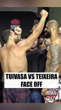 UFC 325: Tai Tuivasa vs. Tallison Teixeira weigh in Face Off #ufc325 #UFC #taituivasa
