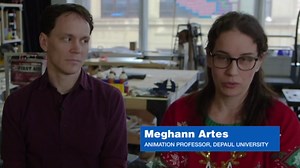 DePaul animation students' stop-motion Christmas film to play in Loop campus window through holiday season