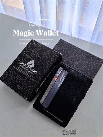 Compact Magic Wallet for Cards and Cash