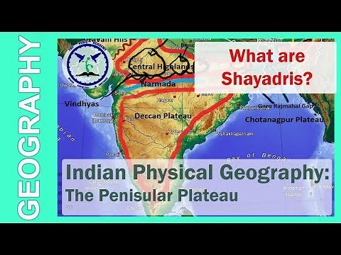 The Peninsular Plateau : Physical Geography of India in Hindi | SSC Geography | by TVA