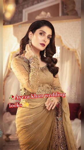 Ayeza Khan Bridal Wedding Looks |Pakistani Wedding Dresses |Luxury Bridal Gown & Lehenga 2026#shorts