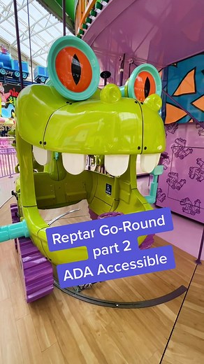 Reply to @mortandcocandles just when i thought i couldnt love the Reptar Go-Round more 😍 #nickelodeonuniverse #reptar @americandream_official #carousel #adaaccessible #themeparktiktok