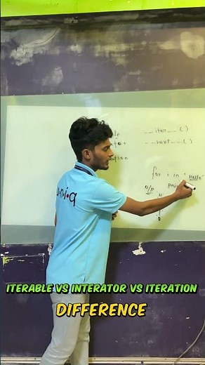 Iterator vs Iterable vs Iteration | தமிழில் | in Tamil | #shorts