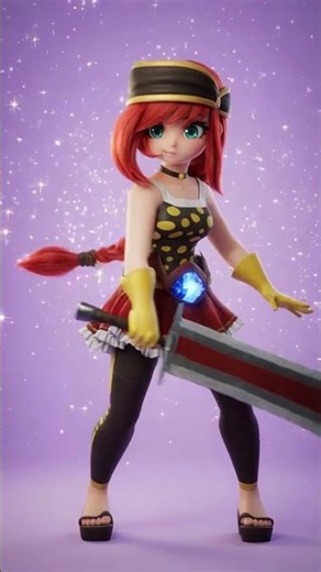 Ranked #1 Knight… But She’s Tiny ⚔️ #anime #cute #knight
