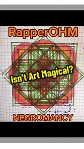 Found the keys to my vault. Here’s a sacred geometry mandala & a snippet. “Negromancy” is an alternate spelling of necromancy. In the 1800’s the most popular form of spiritual mediumship was called “Rapping”. The mediums, called “rappers”would ask ghosts questions & allegedly they’d respond by knocking on a table or door in binary code: 1 rap(knock) for no & 2 raps(knocks) for yes. Lil known fact: it was the rappers who first convinced the Quakers that Black people had souls. The Bible wasn’t en