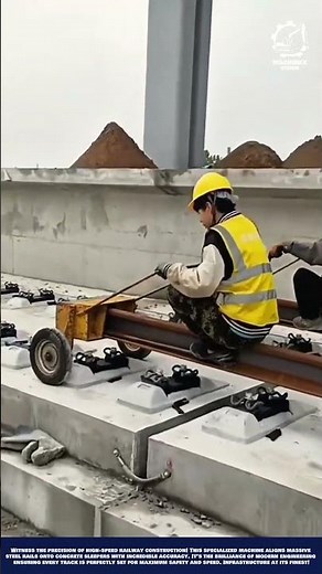 Install Machine Heavy Duty Track Laying Equipment to Create Perfect Railway Tracks Construction