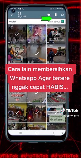 Cara Membersihkan WhatsApp dan HP Agar Baterai Awet