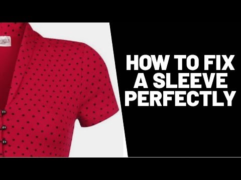 HOW TO FIX A SLEEVE INTO AN ARMHOLE PERFECTLY. (SEWING TUTORIAL)