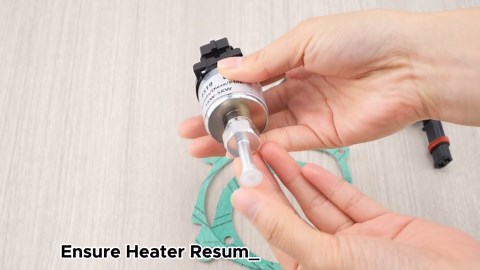 22451901 12V Heater Glow Plug Repair Kit and 12V Fuel Metering Pump Heater Fit for Eberspacher Airtronic D2 D4 Replace 252069011300, Parking Heater Maintenance with Strainer Screen