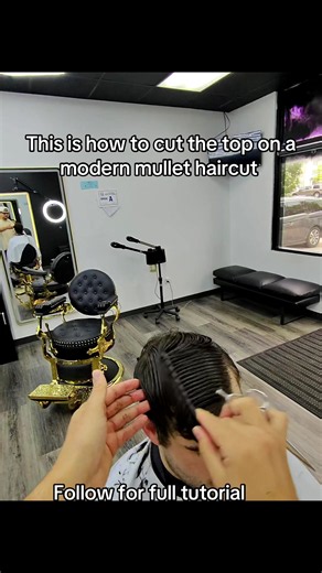 Modern Mullet Haircut Tutorial for Curly Hair