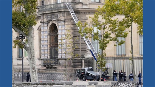 How a German freight lift became an unexpected social media star in the Louvre heist