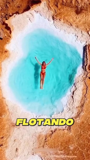 Es físicamente IMPOSIBLE hundirse en este mar 🤯🌊