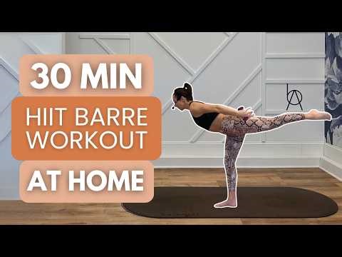 30 Minute At Home Barre | Full Body Burn & Toning Workout