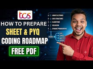 TCS NQT Free Coding Sheet & Roadmap | How to Prepare for TCS NQT Coding Questions 2026-2027
