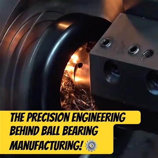 Clever Engineering Behind Ball Bearing Manufacturing | Satisfying Process!! #asmr #engineering