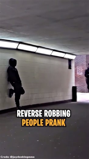 Reverse Robbing People Prank — #robbery #pranks