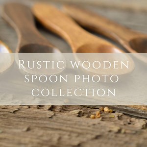 Wooden Spoon Stock Photography Set (11 Images) | Rustic Kitchen | Neutral Lifestyle Photos - Etsy Canada