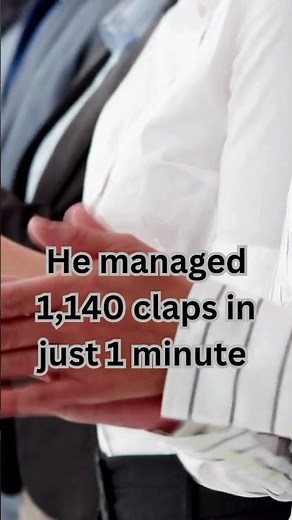 Fastest Clapper in the World