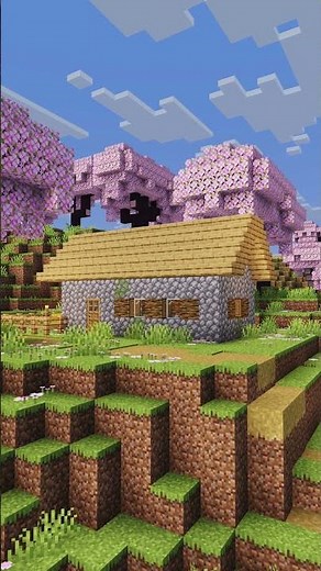 Minecraft Cherry Grove Village Seed!