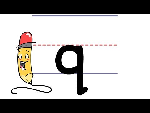 Pencil Pete's Learn to Print - Lowercase q